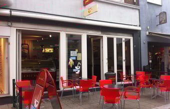 Café beliggende i centrum af Næstved