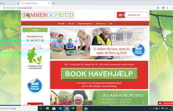 sommerogfritid.dk - Formidlingsplatform med havehjælp - DB på ca. 260.000 kr.