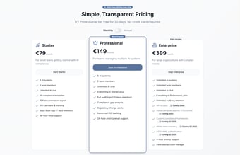 AI act compliance system (web app)