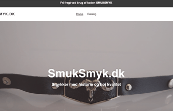 Webshop inklusive varelager på en værdi af over 100.000dkk