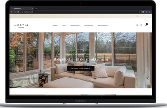 Webshop med interiørprodukter - dansk dropshipping leverandør og europæisk leverandørunivers tilknyttet. 