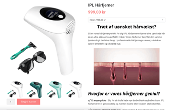 Silkehuden.dk - Webshop med den populære IPL Hårfjerner