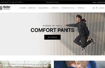 Herretøjs webshop - Balderclothes - sælges! Har årligt omsat for 35-145K årligt hovedsageligt fra SEO
