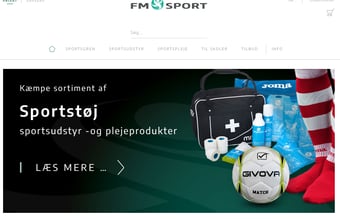 Sportstøj - Sportsudstyr - Sportspleje - Webshop fra 2009 med udviklingspotentiale