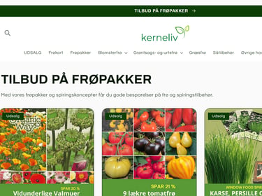 Webshop fra 2011 med stort kundekartotek