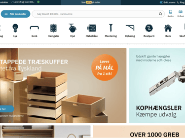 Etableret webshop i markant vækst inden for beslag og hardware søger ny ejer til hurtig overtagelse.