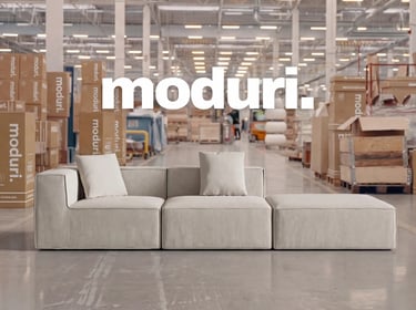 Award Winning Sofa Brand m. 2,1 mio. kr i omsætning på 1 år - Overskud før skat DKK 400.000 - www.ModuriHome.com