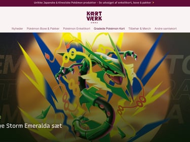 Pokémon & TCG Webshop