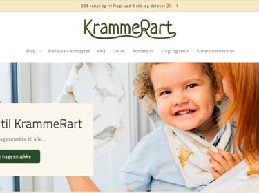 KrammeRart - blandselv hagesmække til børn