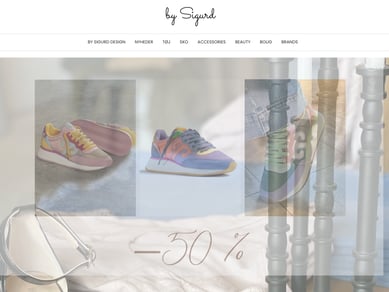Etableret webshop indenfor Tøj, Sko, Accesories samt brugskunst sælges inkl. Varelager. 