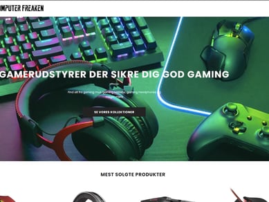 Køreklar dropshipping Webshop med salg af gaming udstyr 