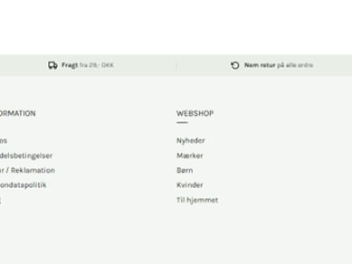BRUGERVENLIG WEBSHOP SÆLGES (UDEN VARELAGER) 