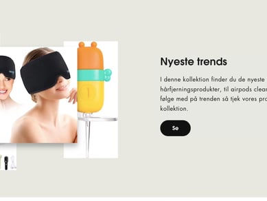 Dropshipping webshop med salg af trend produkter - 2-4 dages levering til kunden