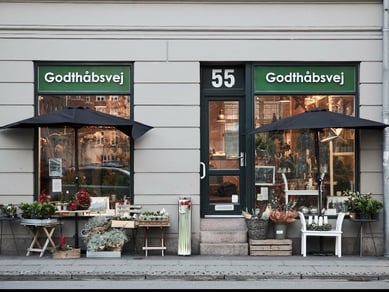 Blomsterbutik til afståelse