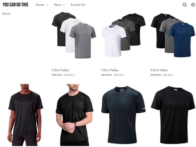 Salgsklar dropshipping fitness webshop med 2-5 dages levering, 200+ produkter