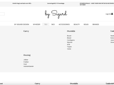 Etableret webshop indenfor Tøj, Sko, Accesories samt brugskunst sælges inkl. Varelager. 