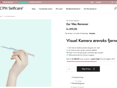 Salg af Webshop i attraktiv branche med varelager (Aktiver ikke virksomhed)
