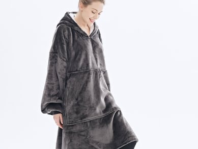 Webshop med salg af store og bløde tæppe-hoodies - Omsætning på 65.000 kr.