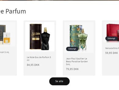 Parfume samples