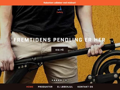scooterly.dk - El løbehjul webshop med dropshipping sælges