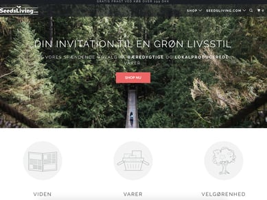 Webshop med bæredygtige og lokalproducerede varer - seedsliving.com 