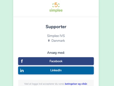 simplee.dk - Job rekrutterings system sælges - rekrutteringsflow ala Tinder
