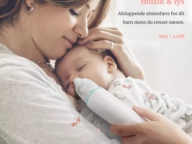 Webshop med babyudstyr - stort potentiale og mulighed for høj avance - Elektrisk næsesuger med eget brand