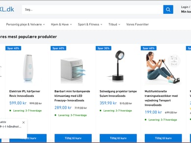Dropshipping webshop køreklar. Hurtig EU leverandør med over 50.000 produkter. - Omsætning på 13.000 kr.