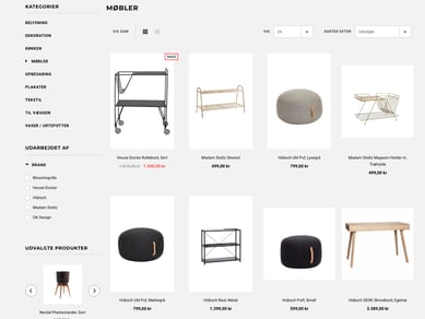 Somibu.com - Stilren webshop med moderne nordisk boliginteriør - Dækningsgrad på 40%