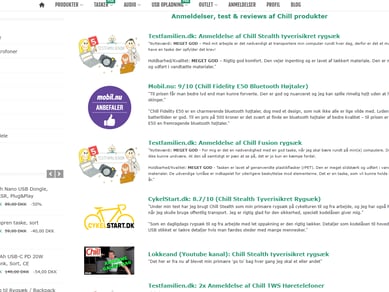 Chill – Kendt Varemærke & Webshop med 25 års historik