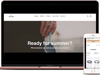 Køreklar dropshipping webshop med fede accessories!