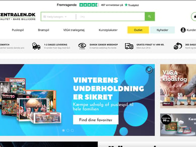 Webshop med herre armbåndsure, VIGA trælegetøj og gadget - Omsætning i 2021 på 700.000 kr.
