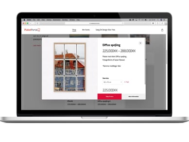 Unik plakatportal for designere og fotografer, der er et stort udviklingspotentiale