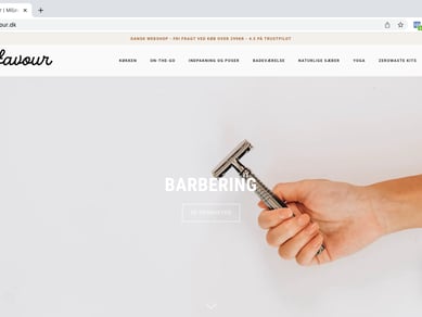 PRISEN REDUCERT  - varelager inkluderet -  Etableret webshop med bæredygtige produkter sælges.
