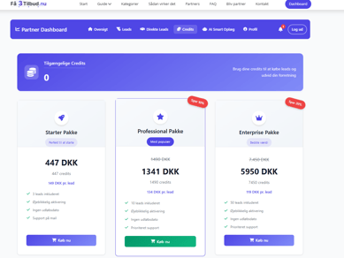 Få3Tilbud.nu – AI-drevet Leadgenereringsplatform (100% automatiseret)