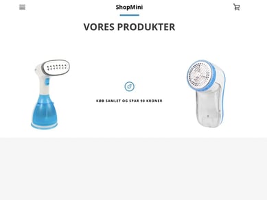Dropshipping af unikke produkter // Velkørende med omsætning // Godt besøgstal