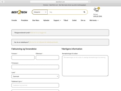 best2tech.com - Køreklar webshop i Apple look. Customise nemt til din virksomhed. 