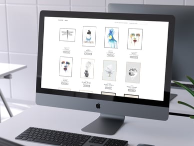CreativeDot - Design webshop/salgsportal med eget brand - Omsætning ca. 130.000 kr. i 2018 (på standby)