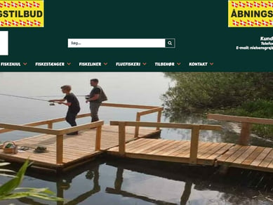 Ny webshop med fiskegrej til salg