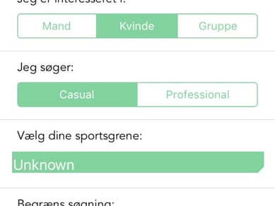 iOS app - Swipe koncept (Som Tinder, SimplyJob, Heaps, etc.)