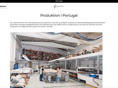 Fuld funktionel webshop til salg - Online salg af kvalitets t-shirts - Bæredygtig leverandør i Portugal 