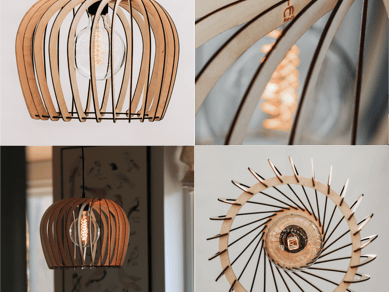 Design- og produktionsvirksomhed af lamper med egenproduktion i Danmark