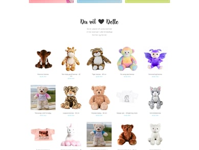 Webshop med daglige salg - omsætter 100.000 kr. om året i organisk salg.