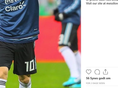 Webshop med Messi merchandise (Shopify)