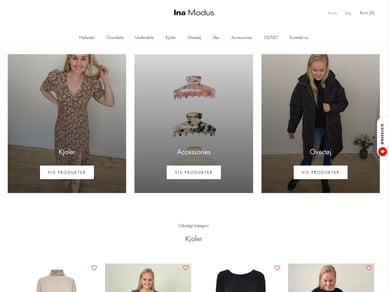 Tøj webshop - Omsat for over 610.000 kr. i de første 8-9 måneder. Brands som Only, Vero Moda og Bestseller. - 95% turn-key 