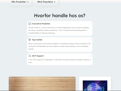 Køreklar webshop | Stort udviklingspotentiale | Indenfor boligforbedring