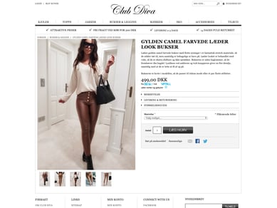 Clubdiva.dk - Webshop med modetøj og 39.000 Facebook følgere - Løn på ca. 24.000 kr. pr. måned