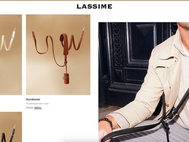 Webshop & lager af luksus hundeseler/snore