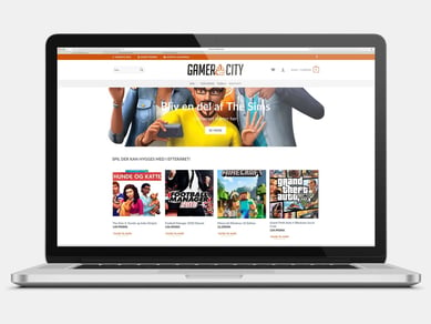 Gamercity.dk - Fuld automatiseret webshop med salg af CDkeys - Omsat for 63.000 kr. 