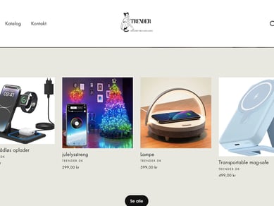 Dropshipping webshop med salg af trend produkter - 2-4 dages levering til kunden